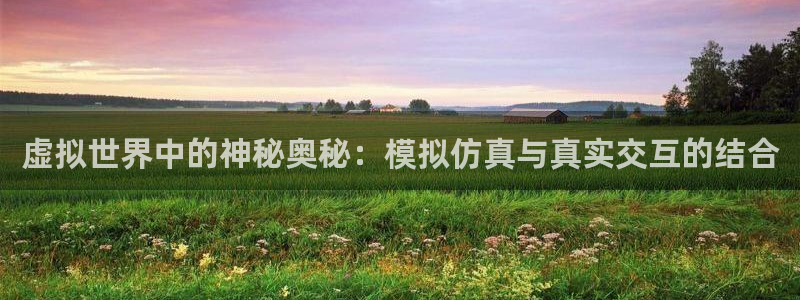 辉达娱乐电子娱乐官网下载：虚拟世界中的神秘奥秘：模拟仿真与真实交互的结合